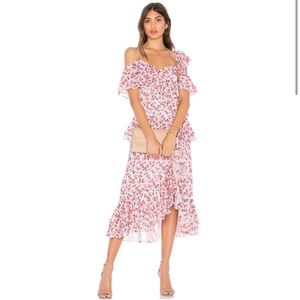 AMUR Dylan Midi Dress